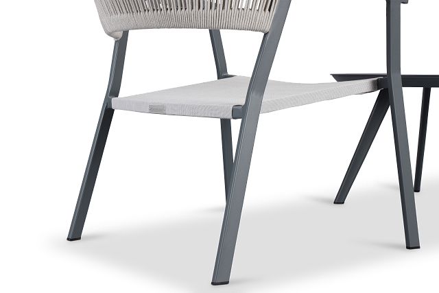 Valencia Gray Outdoor Chat Set