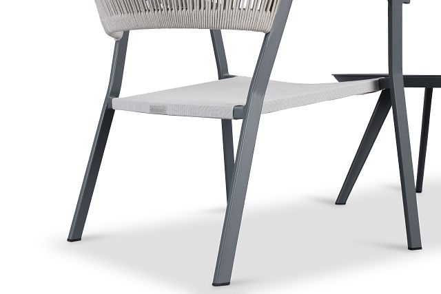 Valencia Gray Outdoor Chat Set