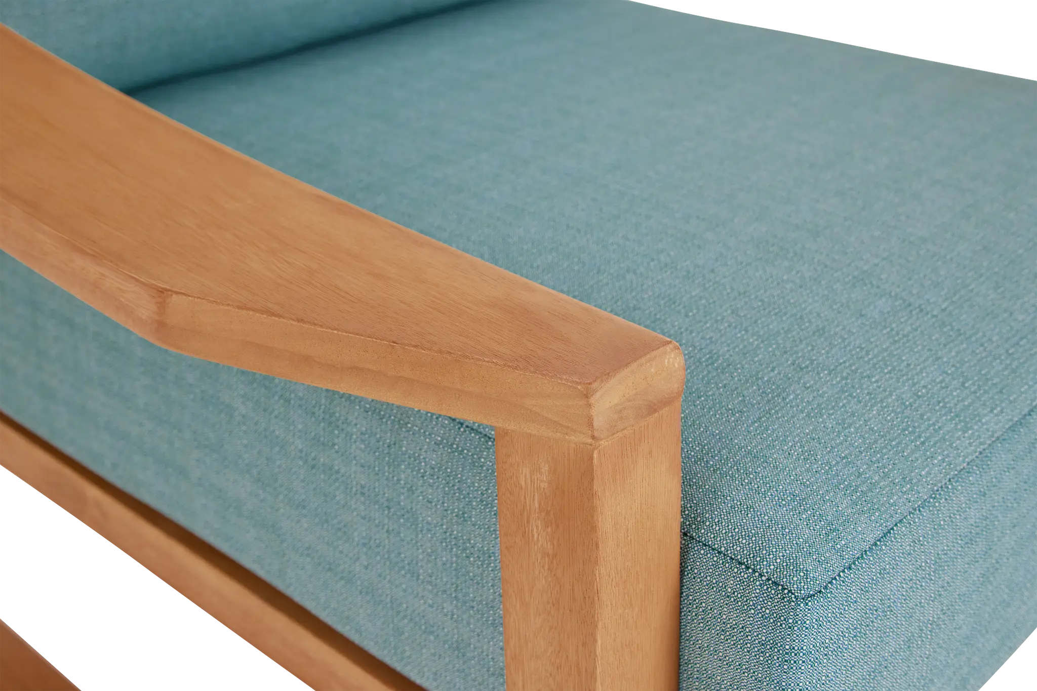 Tobago Light Tone Chair With Teal Cushion Tobago Light Tone Chair With Teal Cushion