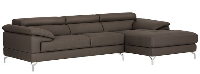 Dash Dark Gray Micro Right Chaise Sectional