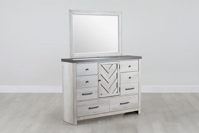 Casper Light Tone Dresser & Mirror (1)