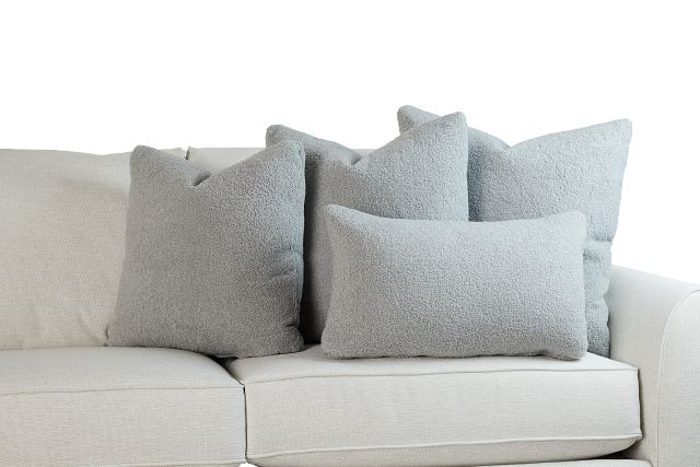 Henley Gray 24" Accent Pillow
