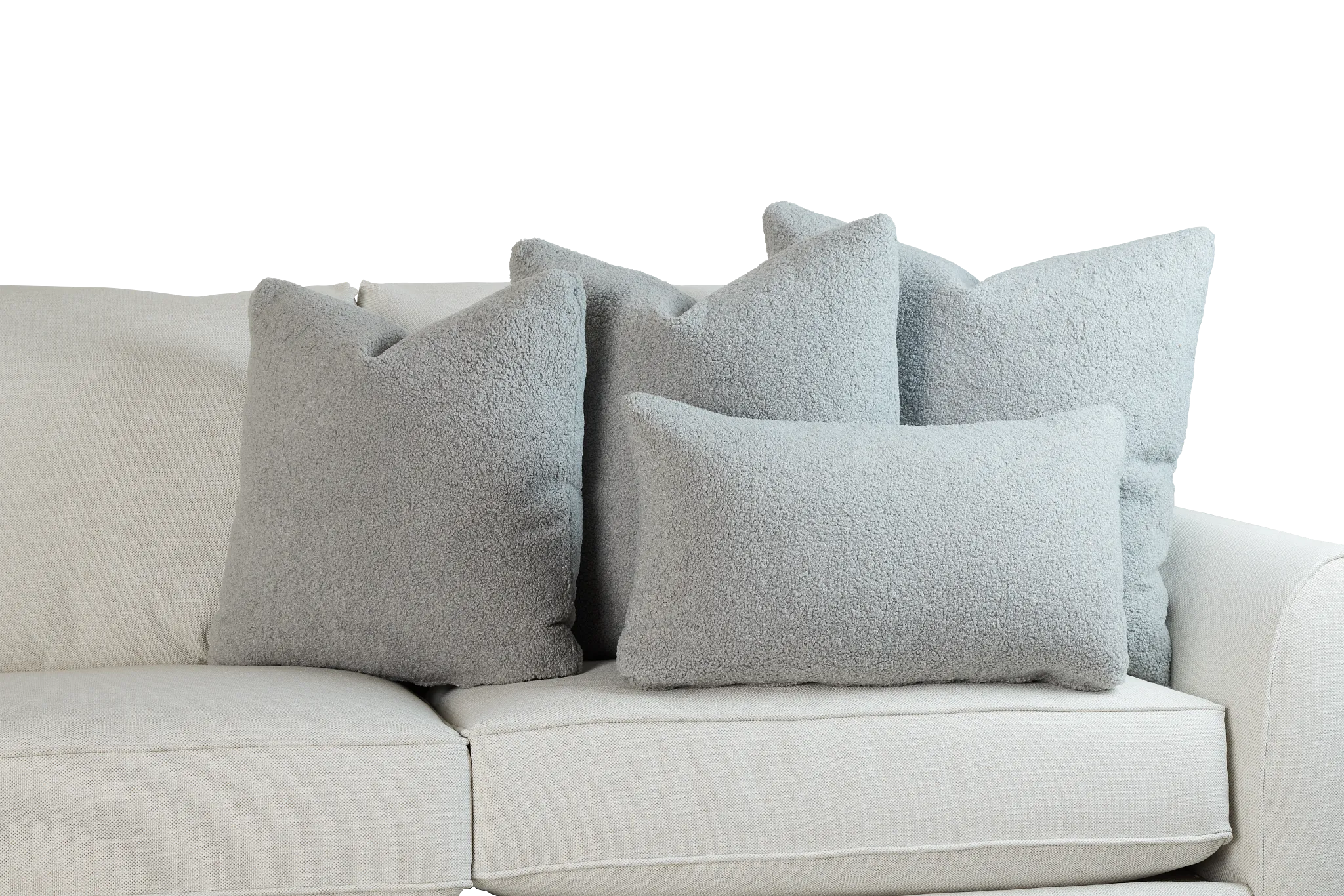 Henley Gray 24" Accent Pillow