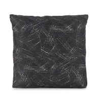 Valletta Black 20" Indoor/outdoor Square Accent Pillow