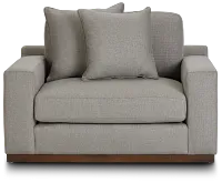 Mckenzie Light Gray Fabric Chair