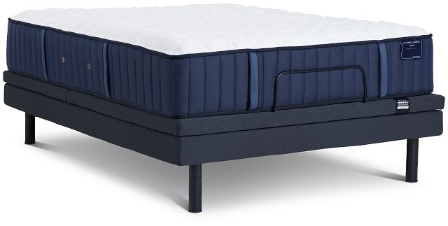 Stearns & Foster Hurston Luxury Cushion Firm Ergo Extnd Sleeptracker Adjustable Mattress Set (1)
