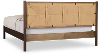 Santorini Dark Tone Woven Panel Bed