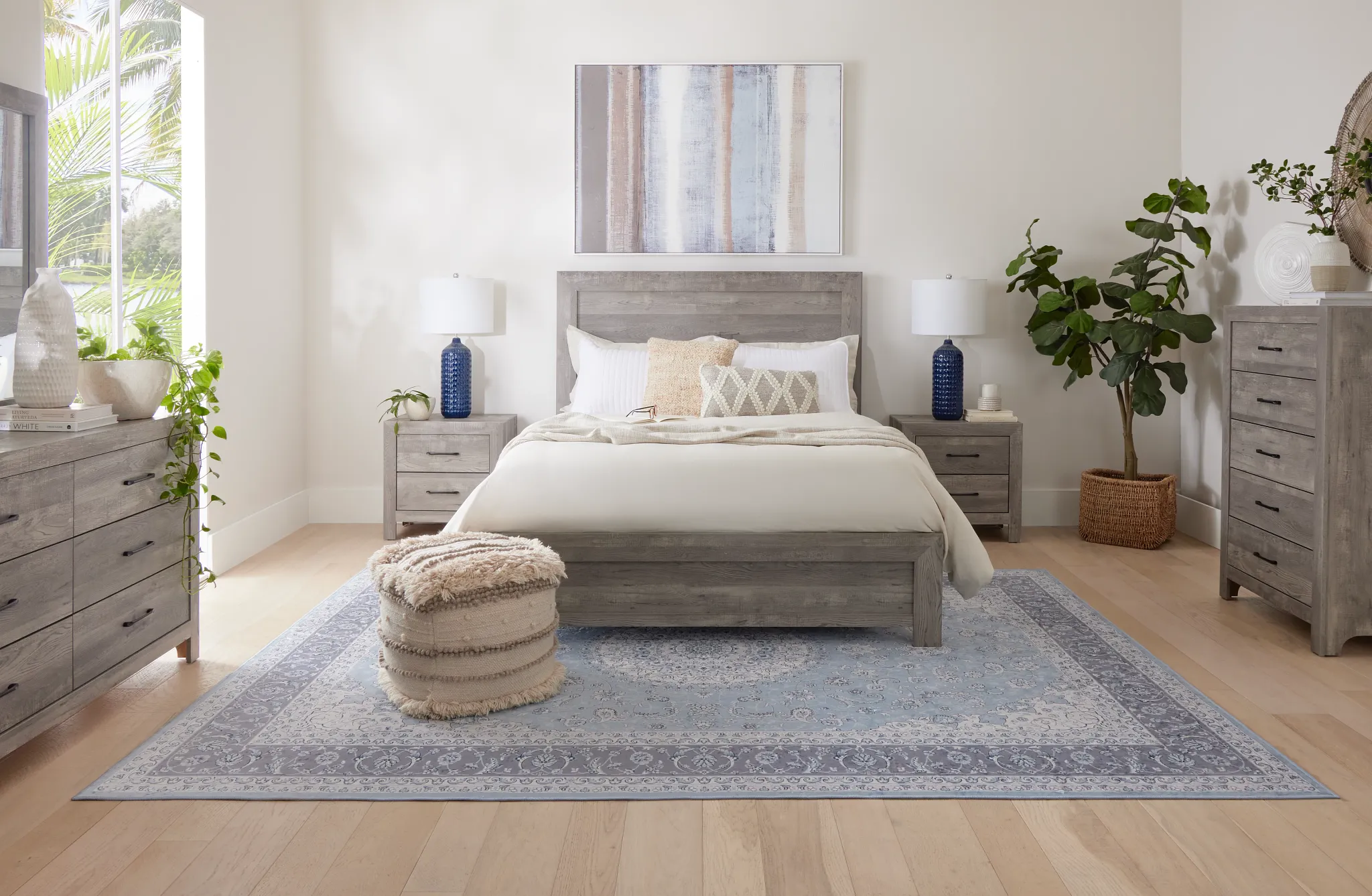 Ollie Gray Nightstand | Bedroom - Nightstands | City Furniture