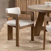 Bella Dark Tone Upholstered Side Chair