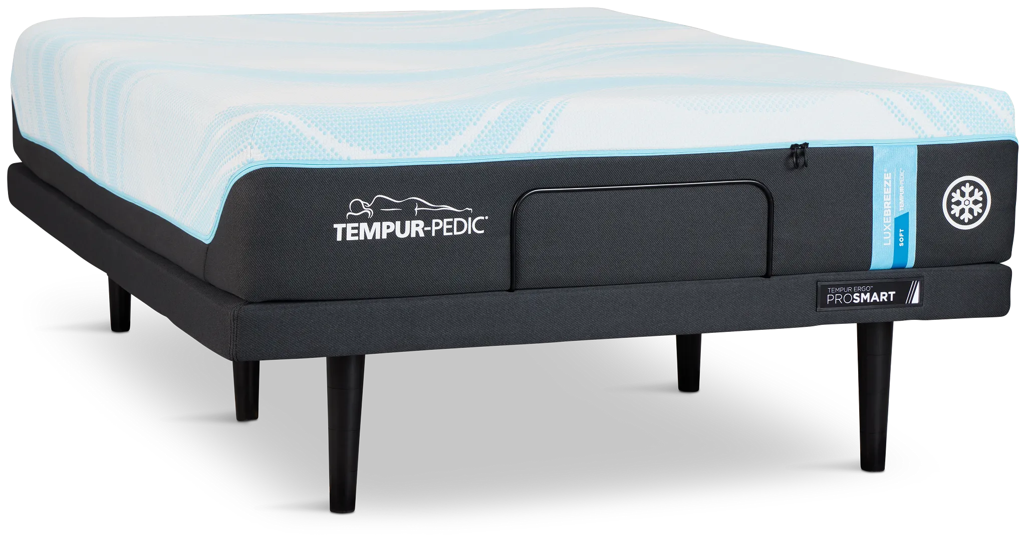 Tempur-pedic Tempur-luxebreeze Soft Ergo Prosmart Adjustable Mattress Set