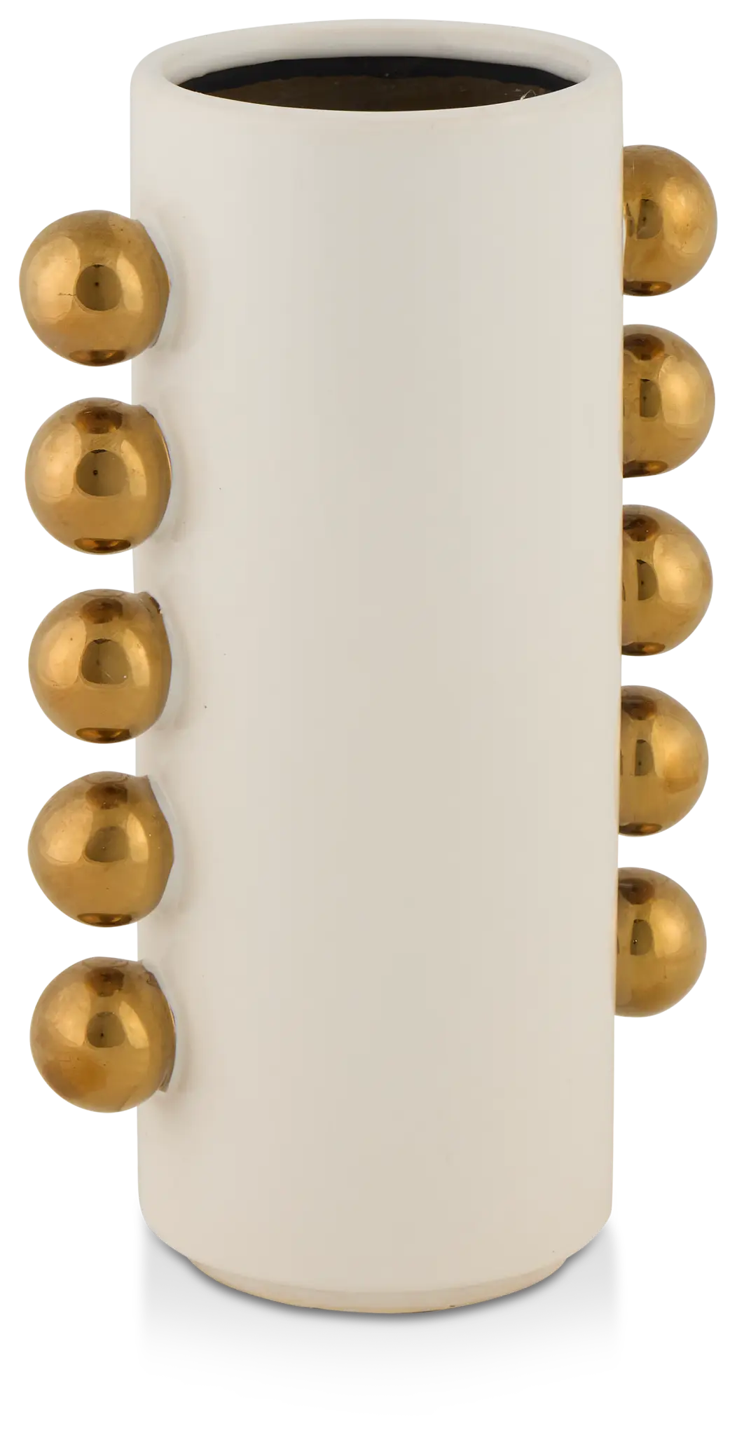 Knobs White Small Vase Knobs White Small Vase