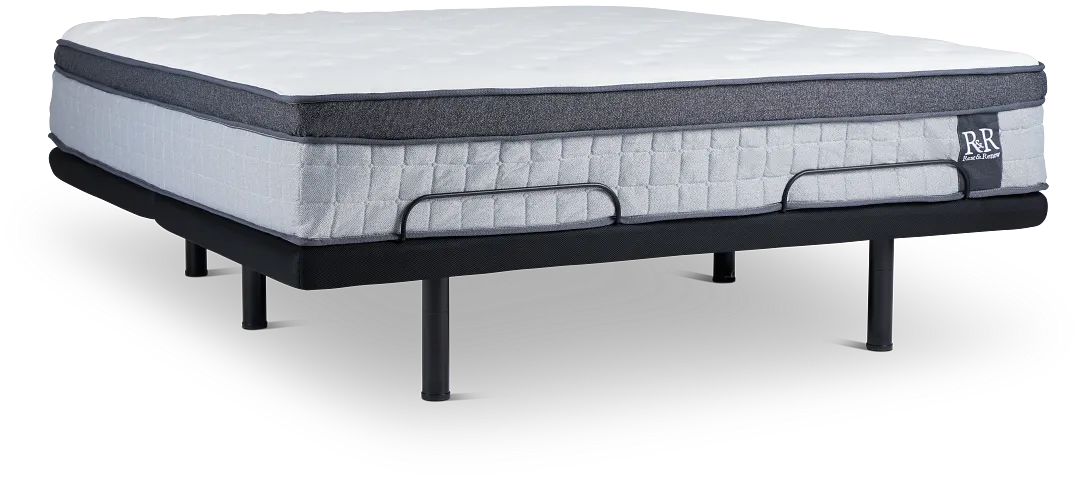 Rest & Renew By Zinus Pocket Innerspring 14" Deluxe Adjustable Mattress Set
