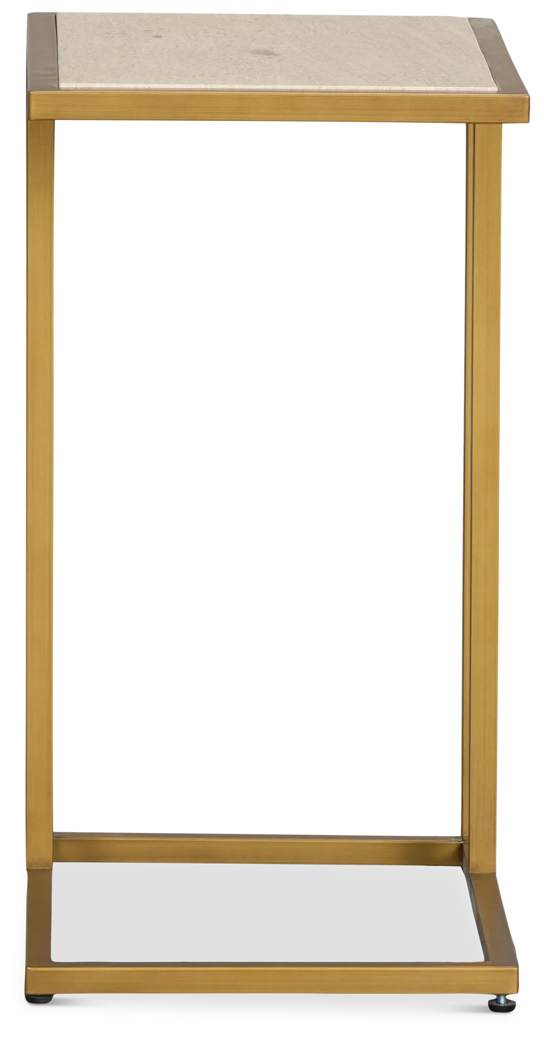 Lukar Gold Square End Table