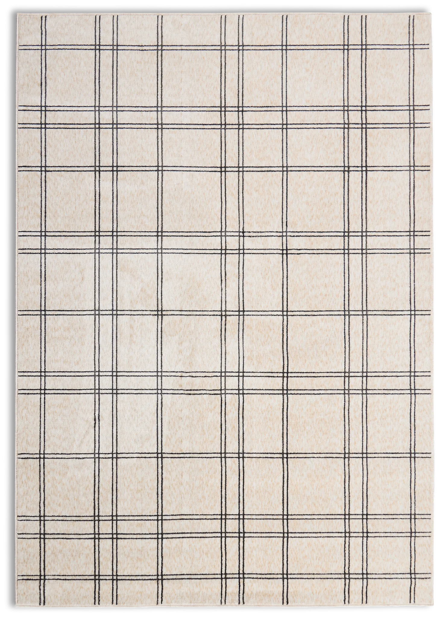 Hane White 5x8 Area Rug