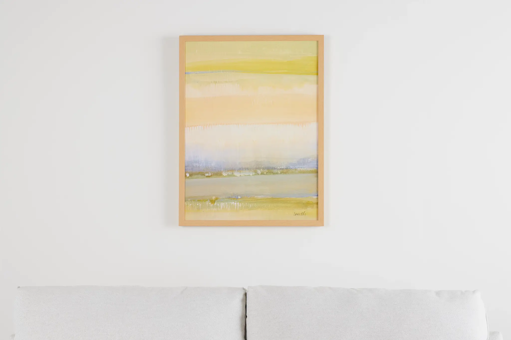 Landry Orange Framed Wall Art Landry Orange Framed Wall Art