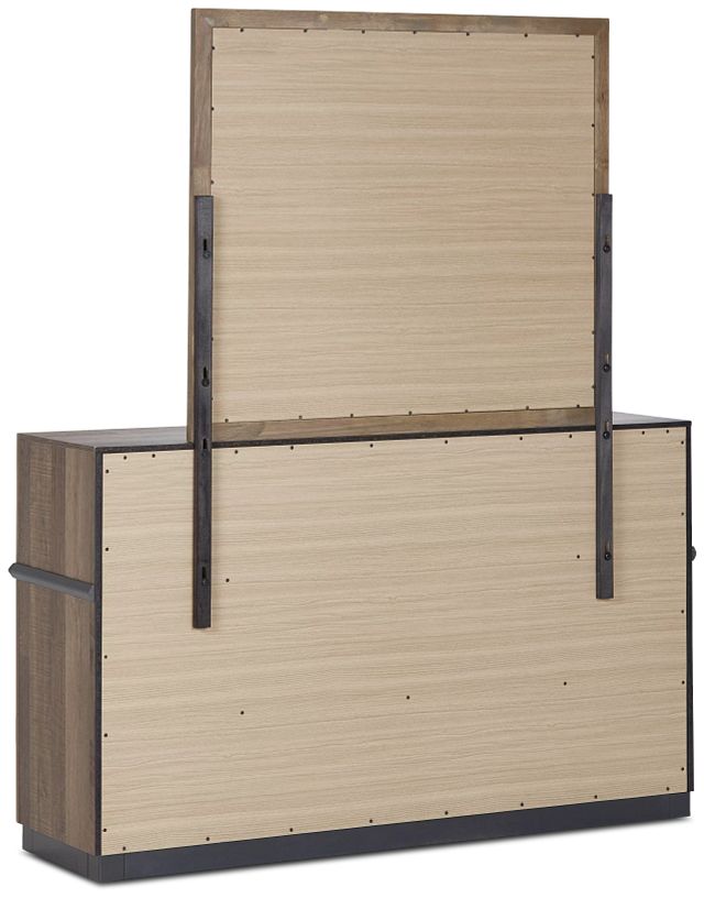 Boulder Mid Tone Dresser & Mirror