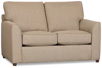 Tate Brown Fabric Loveseat