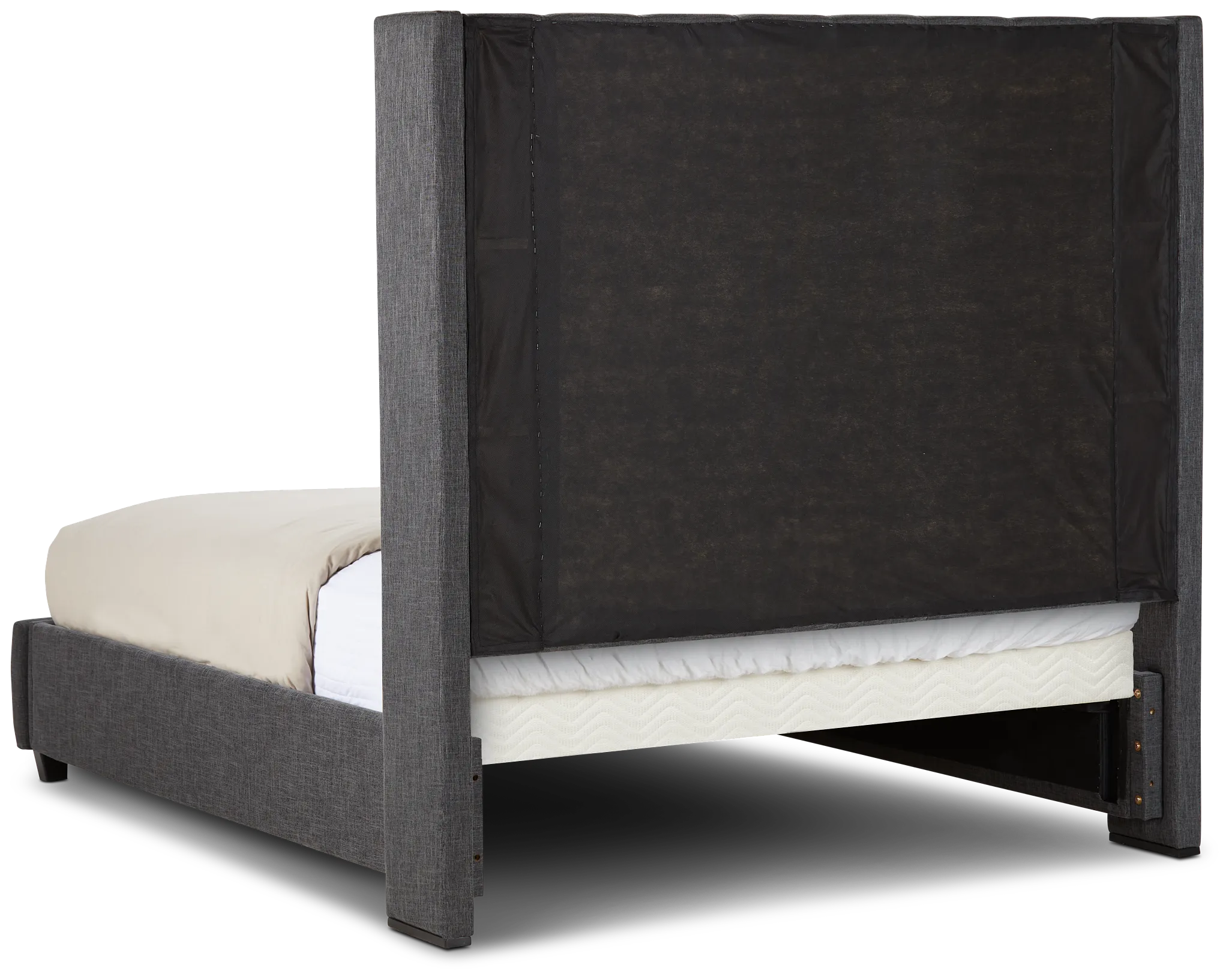 Chatham Dark Gray High Platform Storage Bed