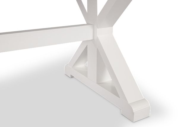 Nantucket White Trestle Table