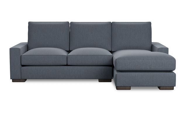 Edgewater Victory Dark Blue Right Chaise Sectional