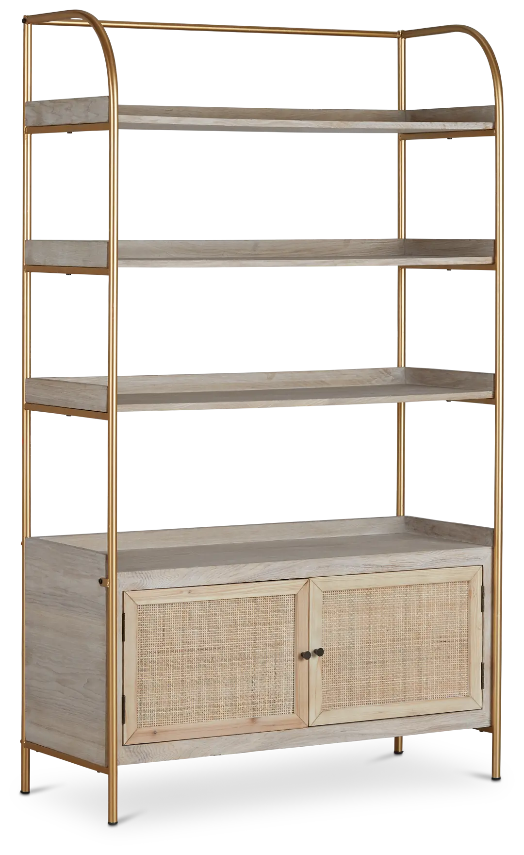 Cane Gold Bookcase Cane Gold Bookcase