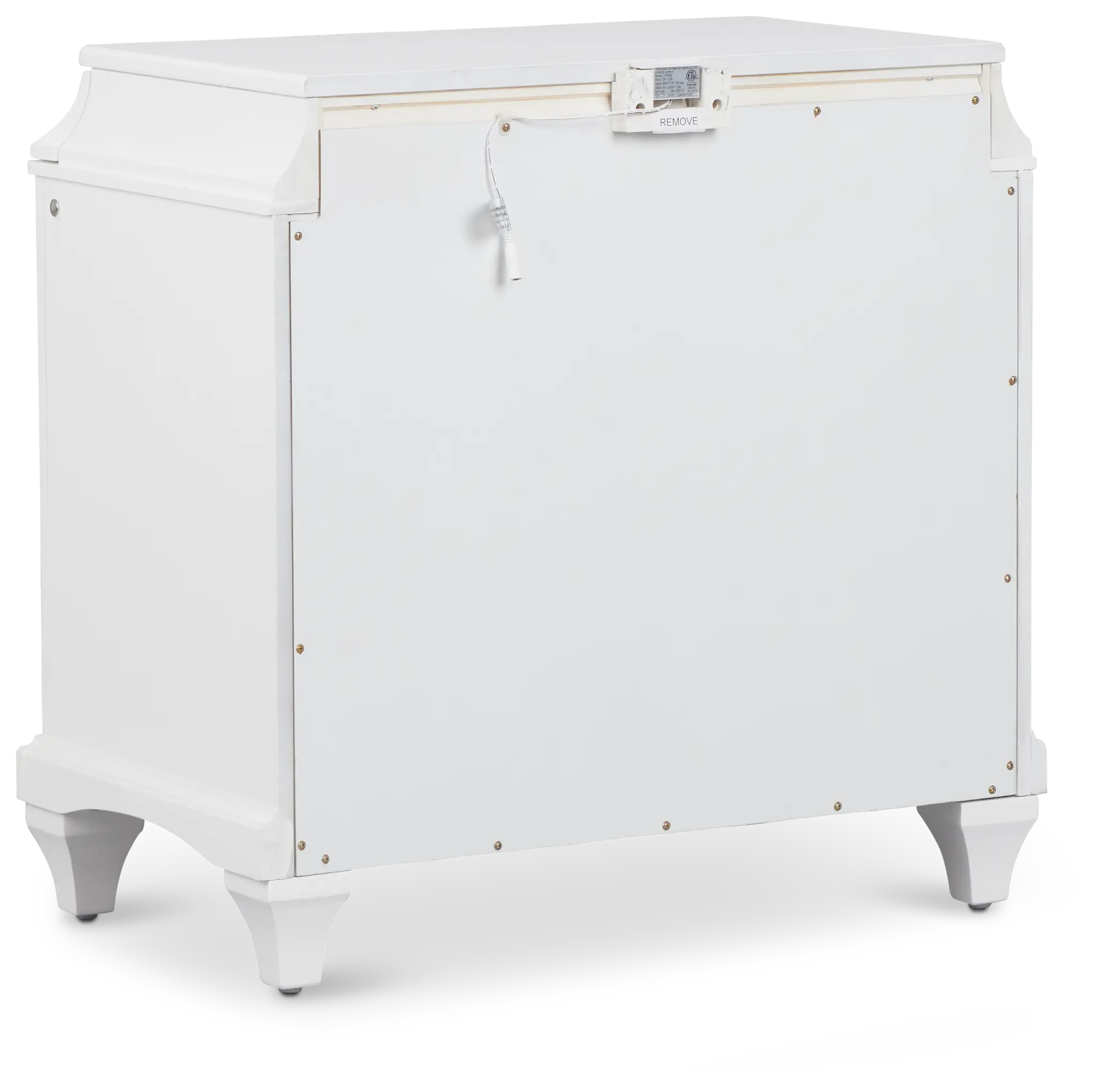 Milan White 2-drawer Nightstand Milan White 2-drawer Nightstand