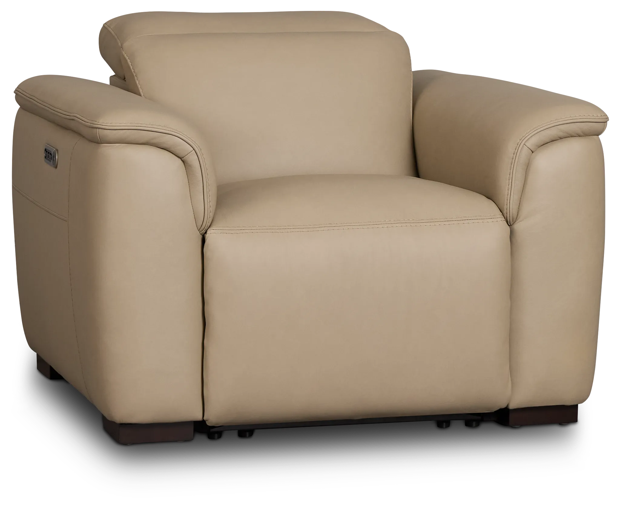 Flexsteel Brodie Taupe Lthr/vinyl Power Recliner
