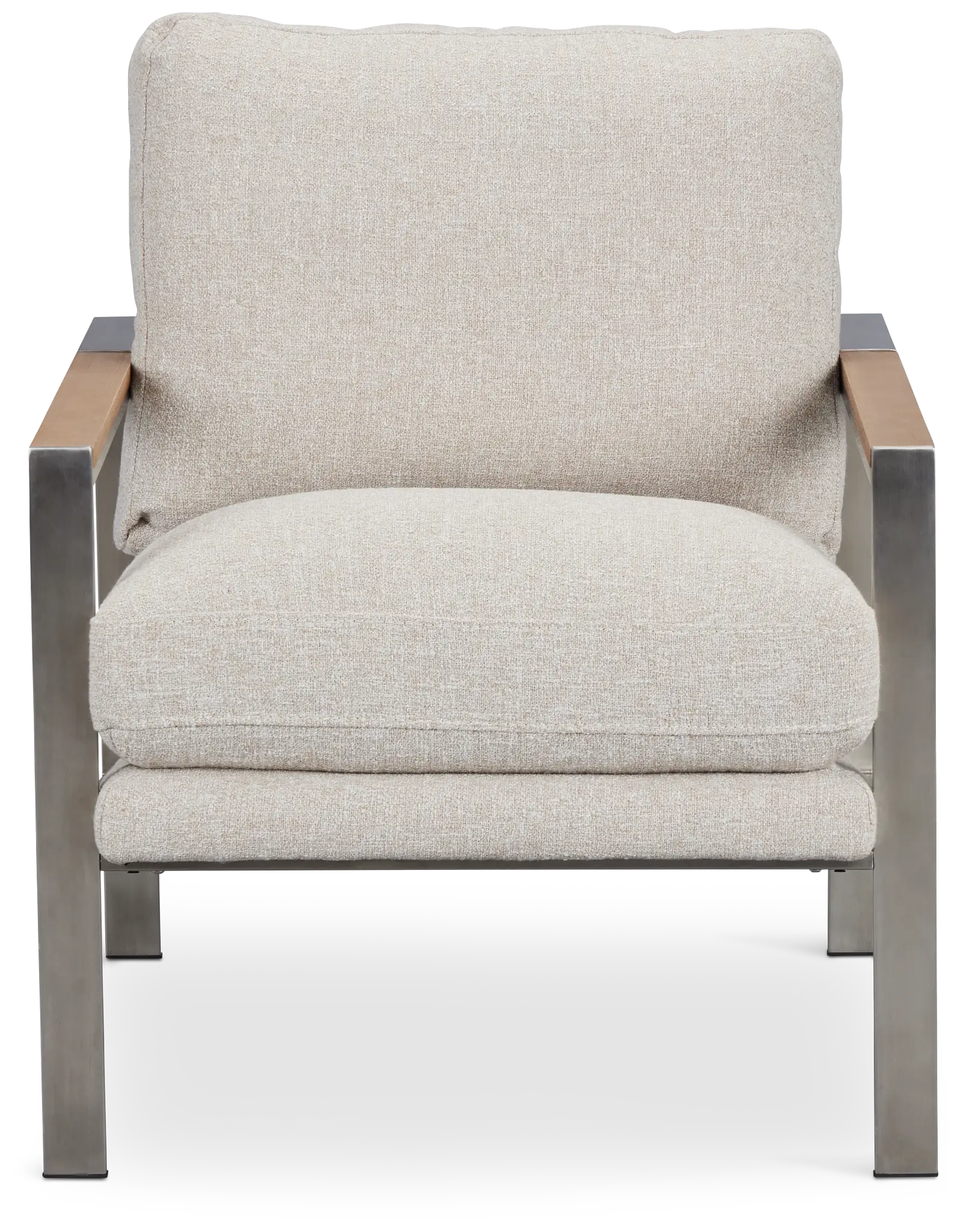 Wyatt Beige Fabric Accent Chair Wyatt Beige Fabric Accent Chair