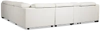 Melody White Storage Small Dual Power Right Chaise Sectional