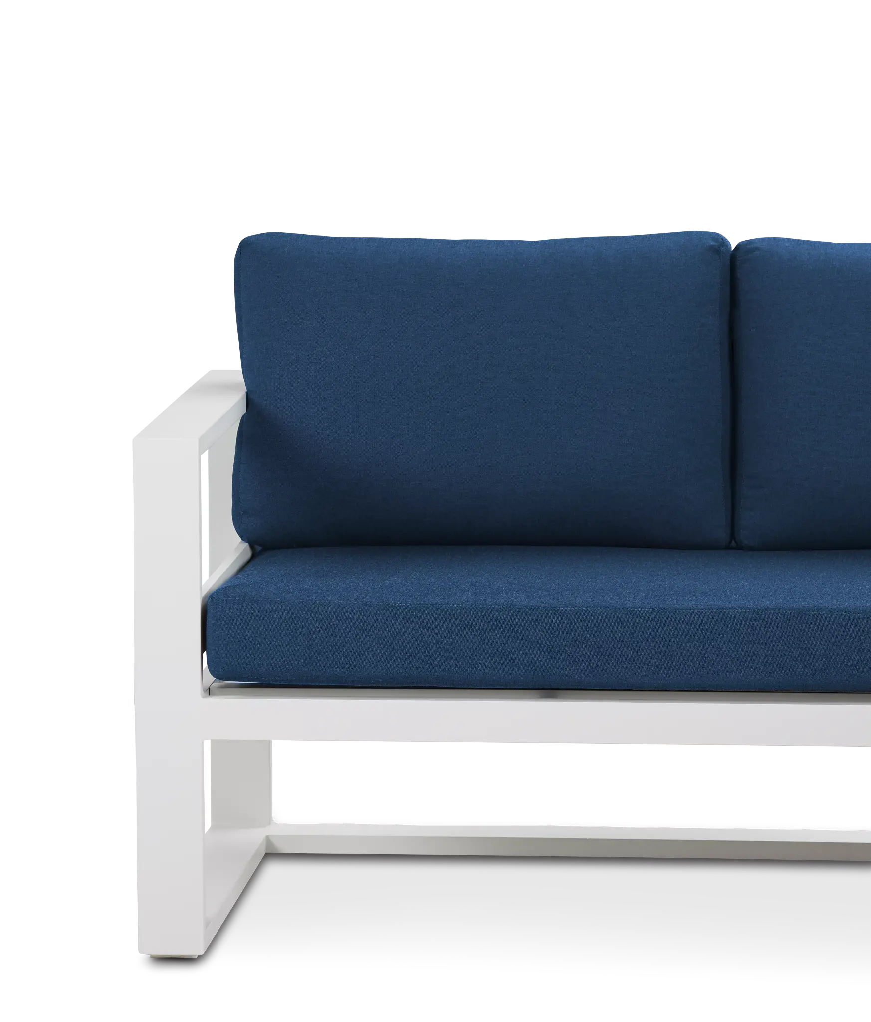 Lisbon Navy Aluminum Small Left Sectional Lisbon Navy Aluminum Small Left Sectional