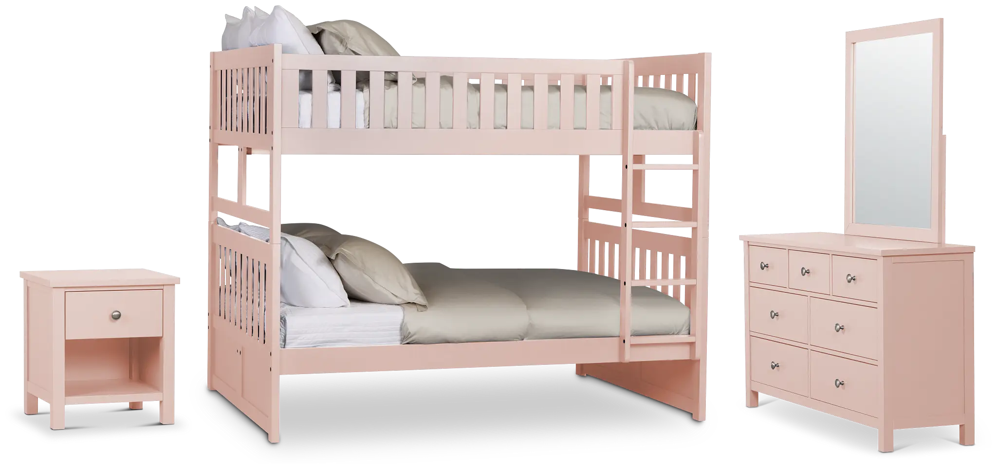 Charleston Pink Bunk Bed Bedroom Charleston Pink Bunk Bed Bedroom