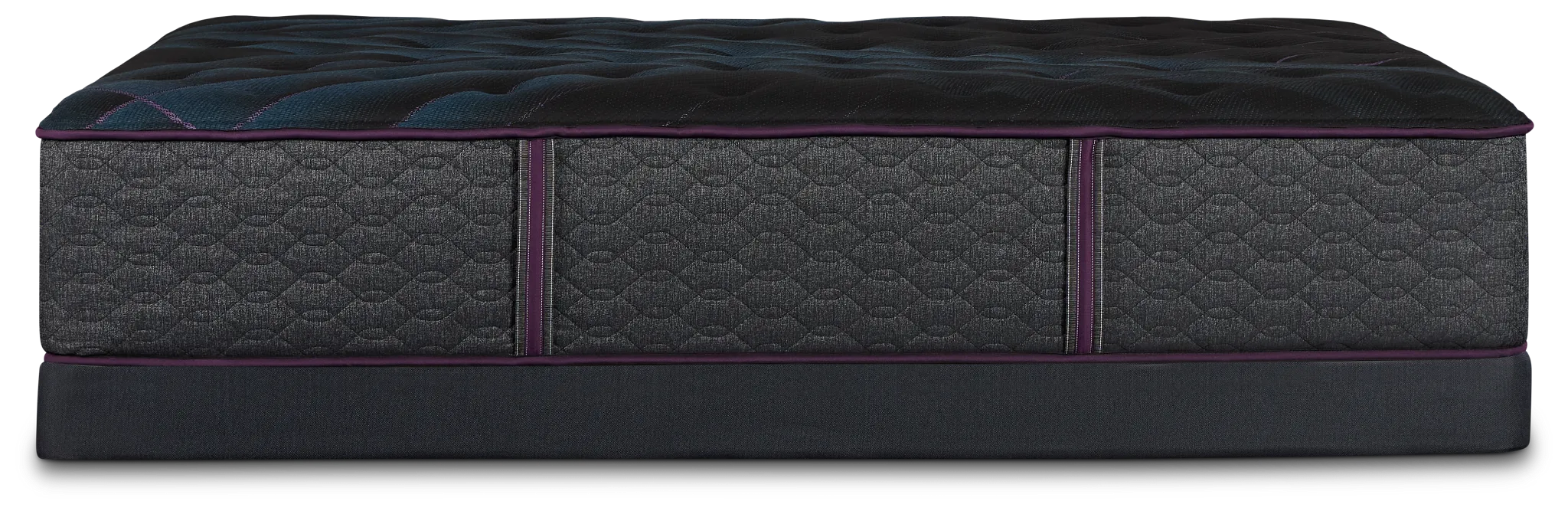 Beautyrest World Class Level 3 Plush Low-profile Mattress Set