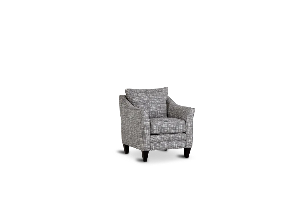 Hugo Gray Fabric Accent Chair
