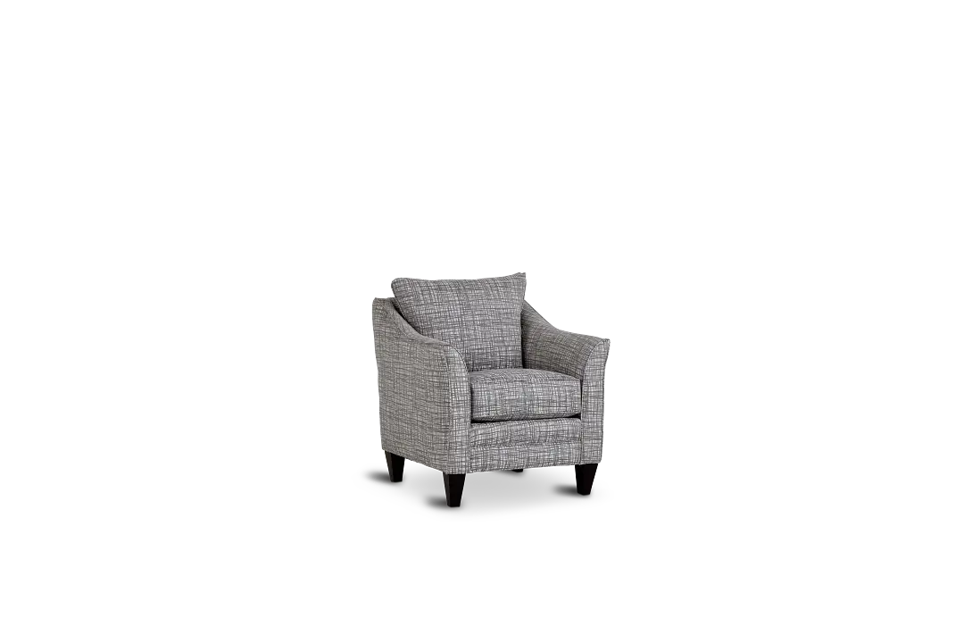 Hugo Gray Fabric Accent Chair Hugo Gray Fabric Accent Chair