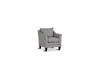 Hugo Gray Fabric Accent Chair
