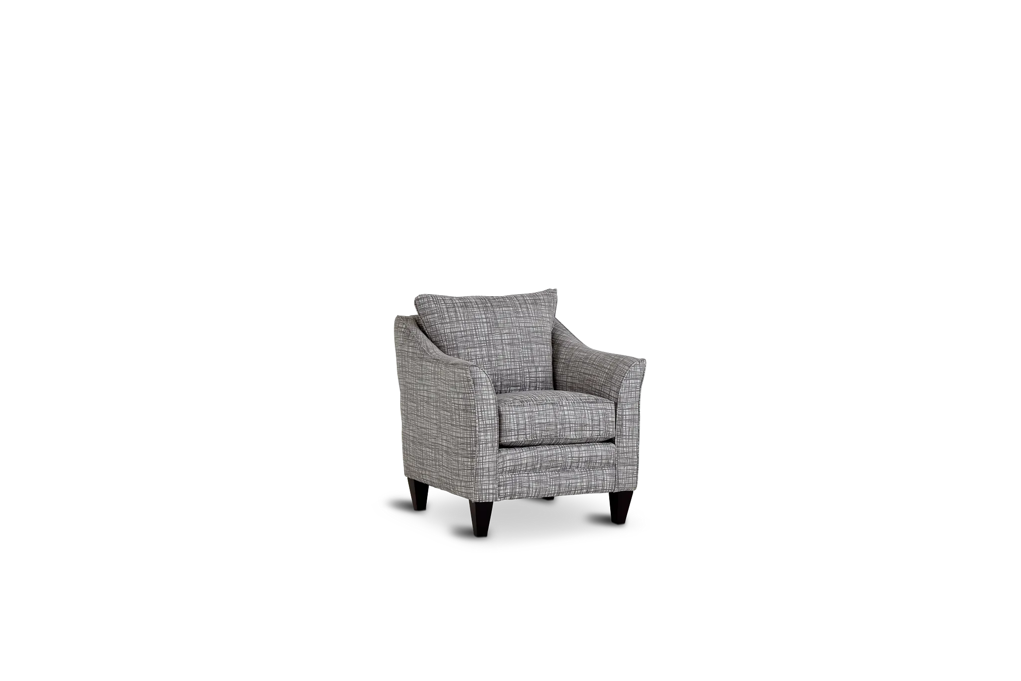 Hugo Gray Fabric Accent Chair