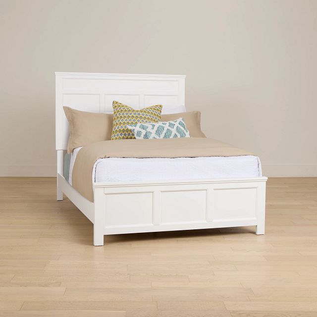 Seabrook White Panel Bed