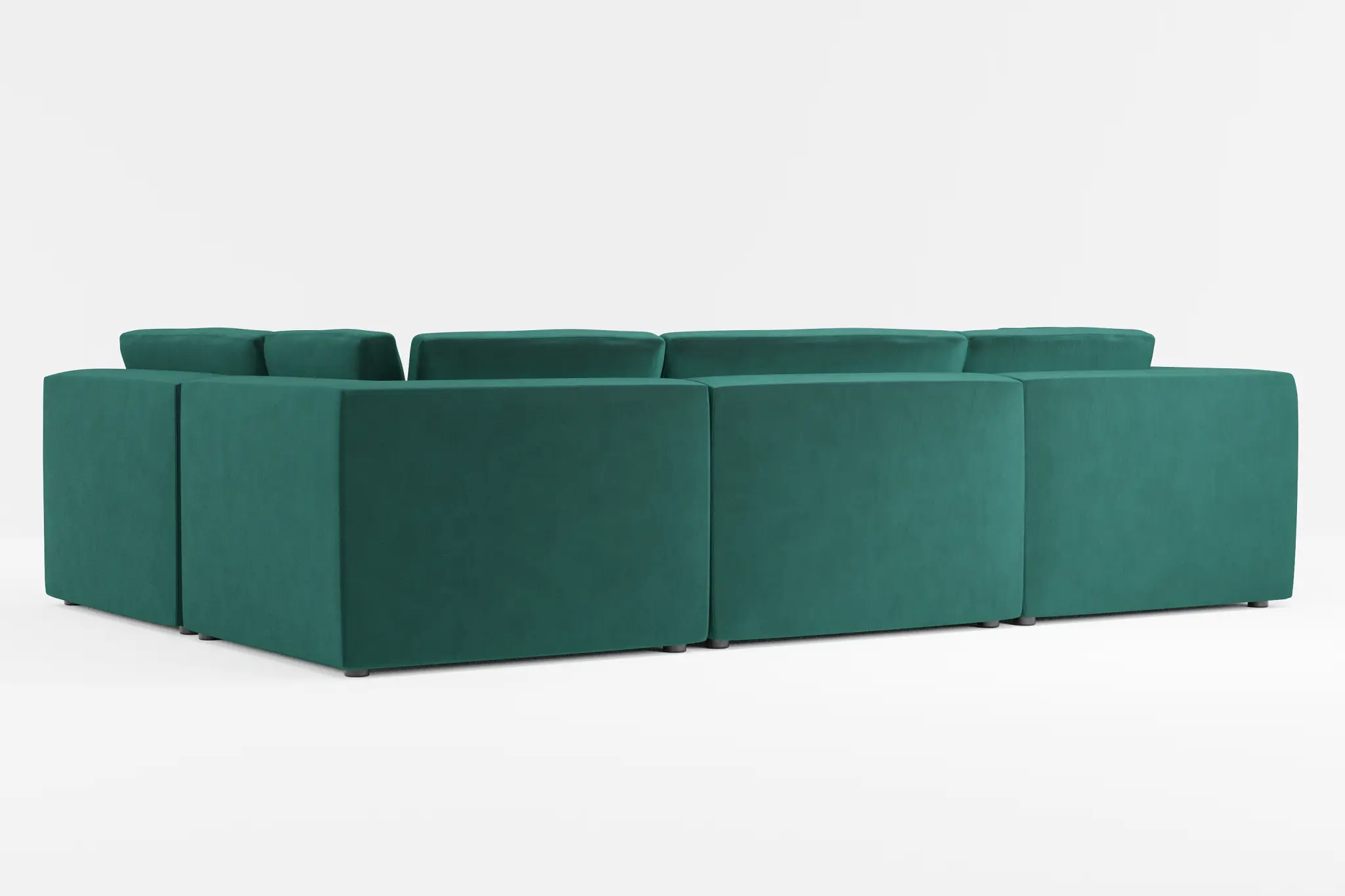 Destin Joya Green Velvet 6-piece Pit Sectional Destin Joya Green Velvet 6-piece Pit Sectional