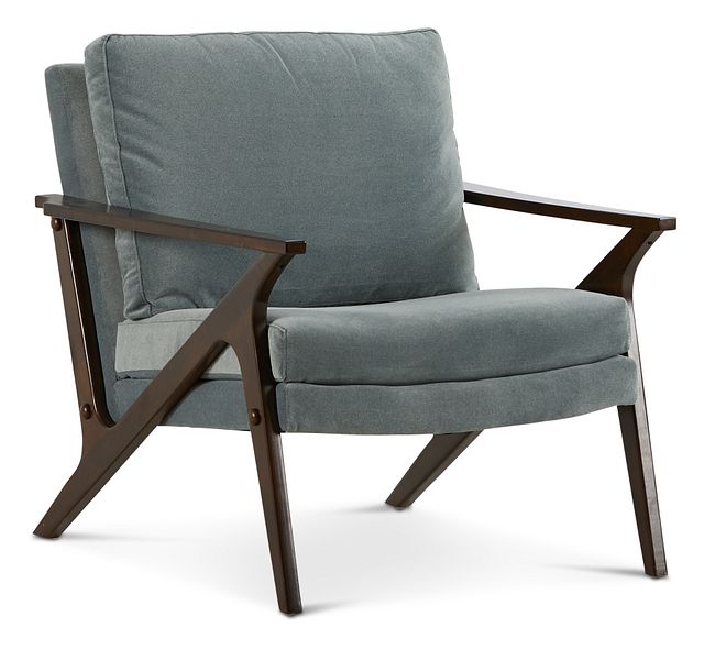 Grayson Gray Wood Accent Chair