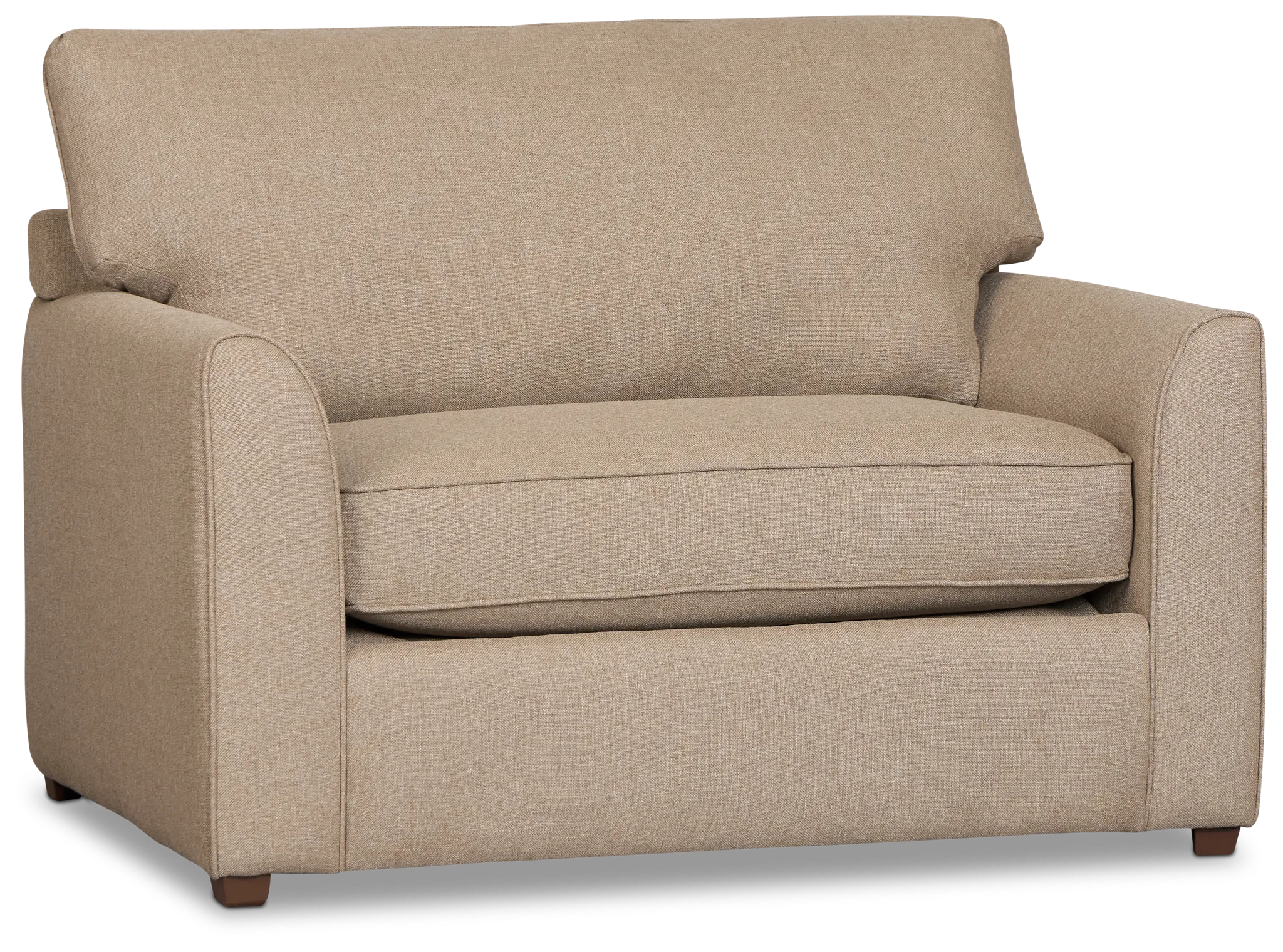 Tate Brown Fabric Innerspring Sleeper