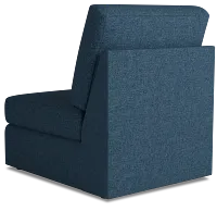 Citymod Blue Fabric Armless Chair