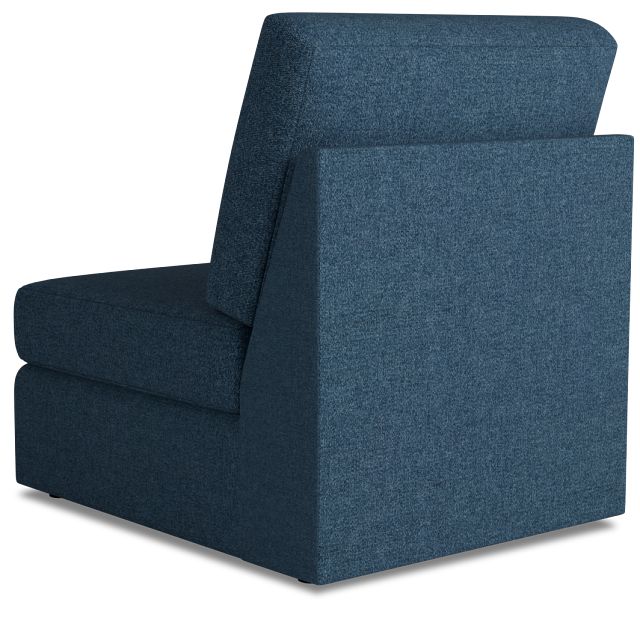 Citymod Blue Fabric Armless Chair