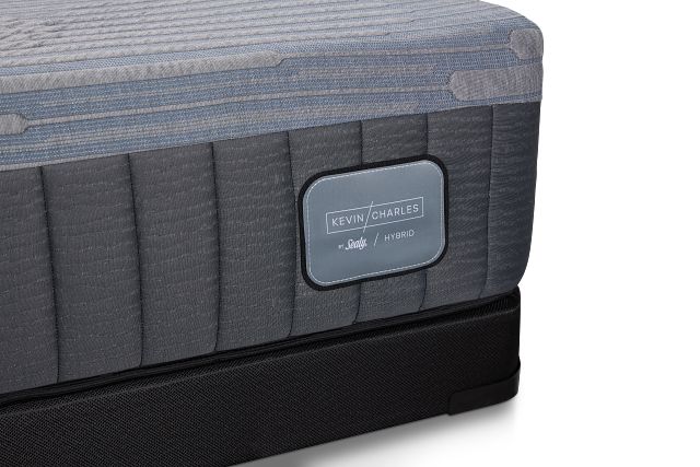 Kevin Charles By Sealy Hybrid Medium Low-profile Mattress Set