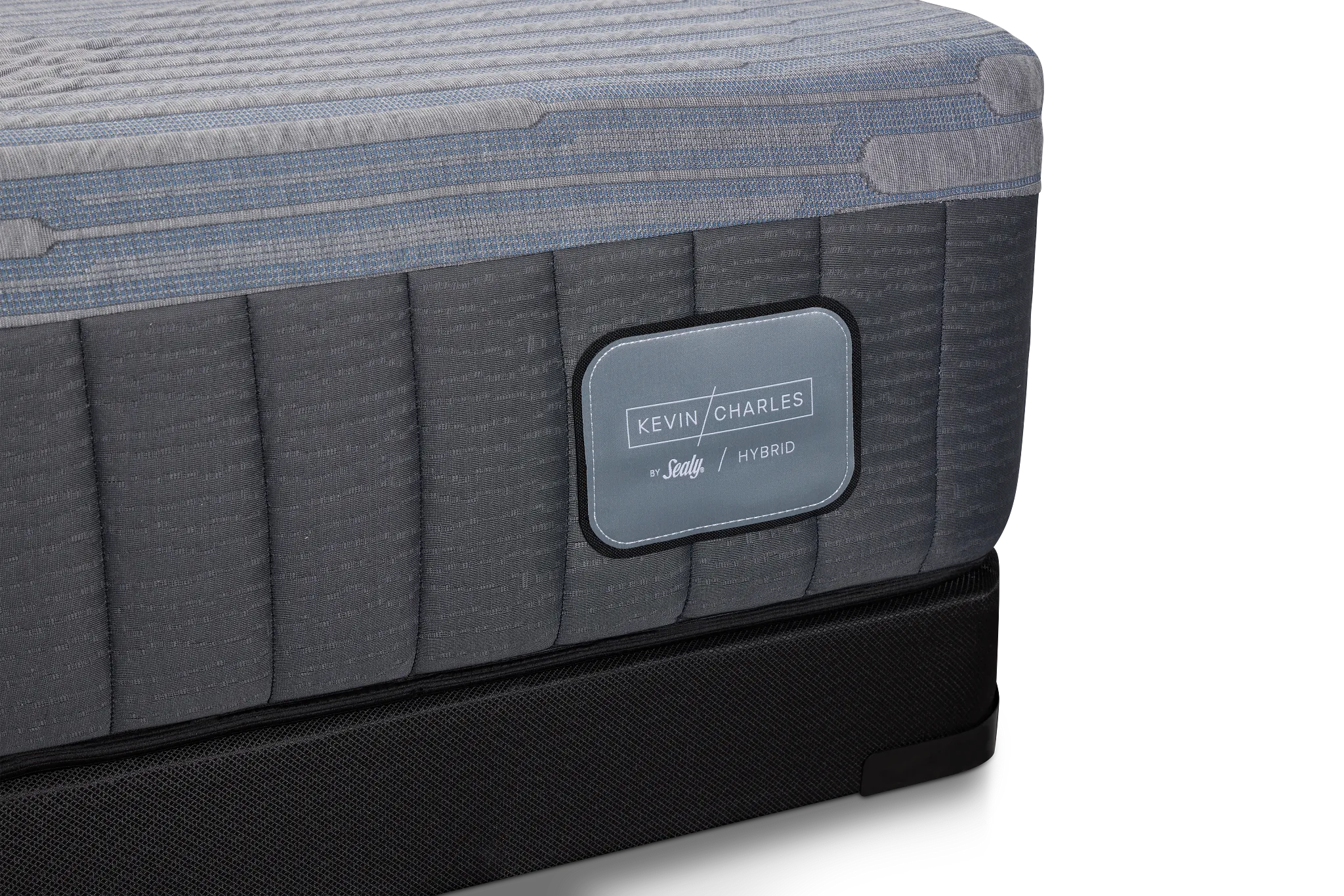 Kevin Charles By Sealy Hybrid Medium Low-profile Mattress Set