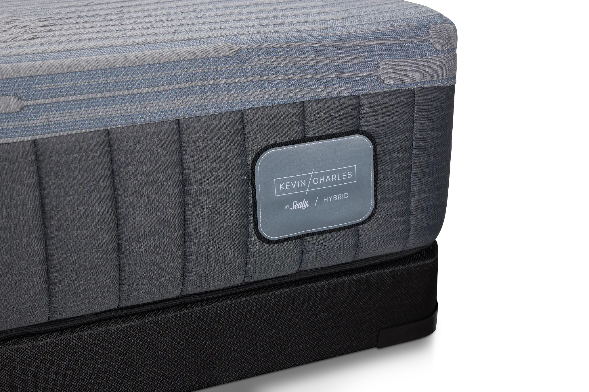 Kevin Charles By Sealy Hybrid Medium Low-profile Mattress Set Kevin Charles By Sealy Hybrid Medium Low-profile Mattress Set
