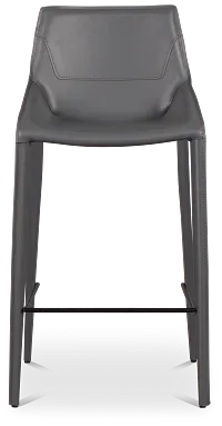 Wayne Gray 27" Upholstered Barstool