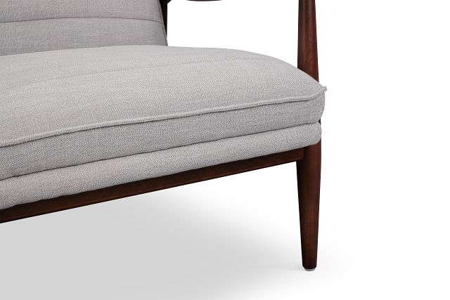 Leith Gray Fabric Accent Chair