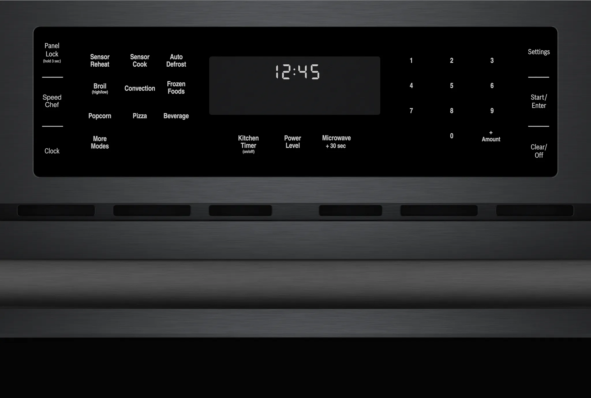 Bosch 800 Series Black 30" Built-in Microwave
