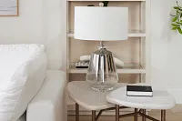 Adara Silver Table Lamp