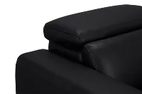 Lombardy Black Micro Power Recliner